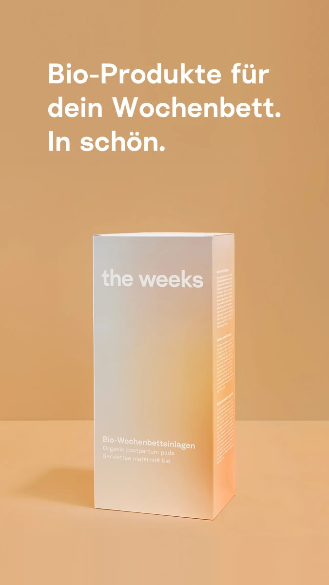 Bio-Produkte für dein Wochenbett. In schön. the weeks Bio-Wochenbetteinlagen